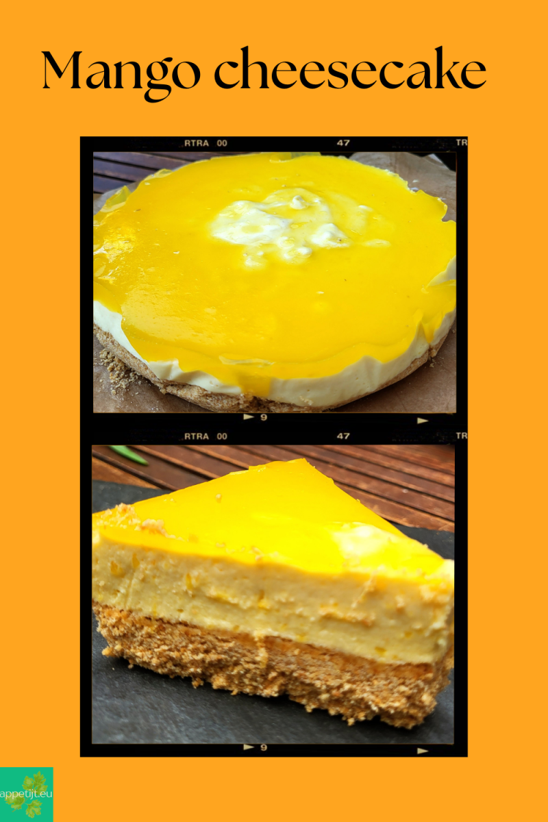 Mango cheesecake