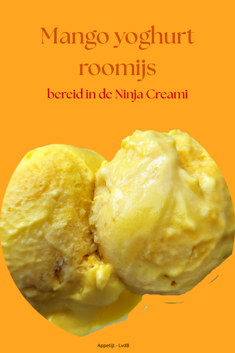 Mango yoghurt roomijs