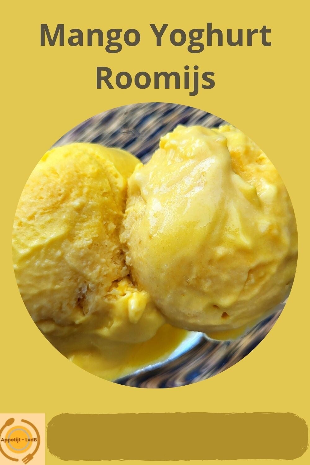 Mango Yoghurt Roomijs
