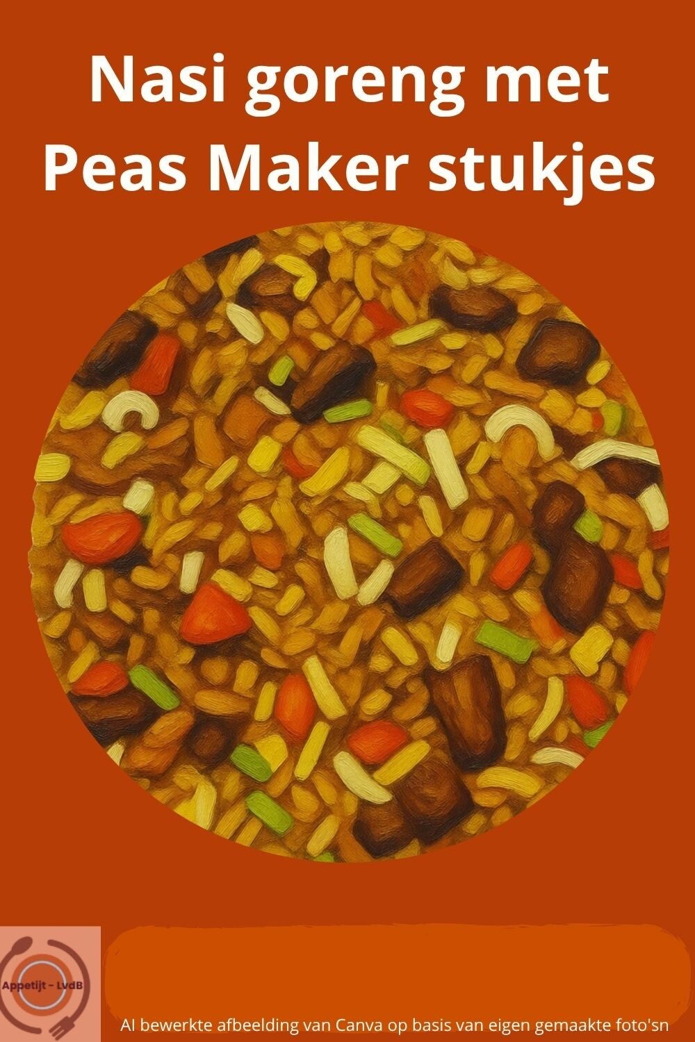 Nasi goreng met Peas Maker stukjes
