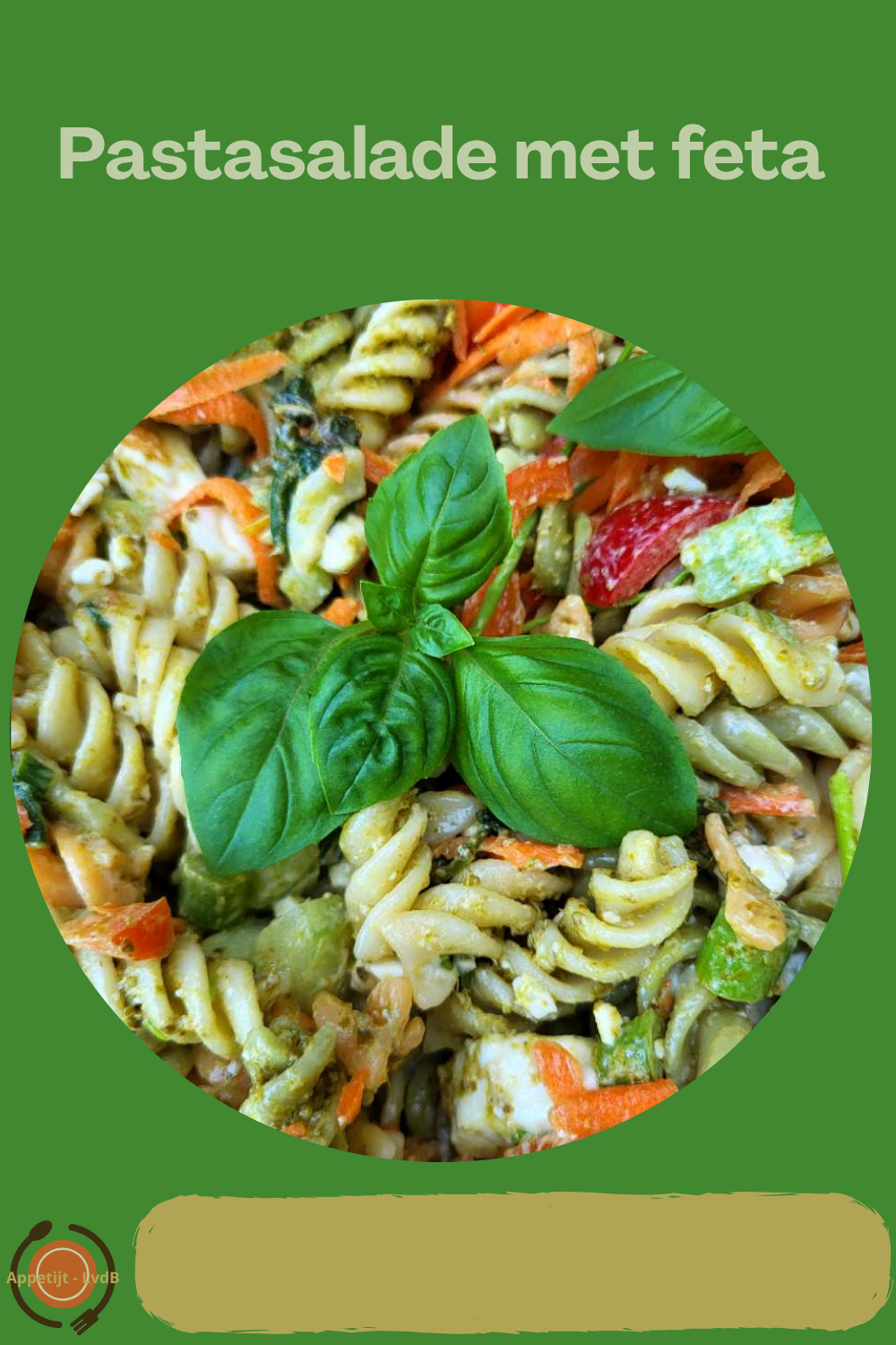 Pastasalade met feta