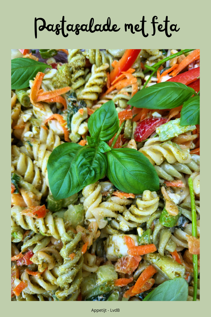 Pastasalade met feta