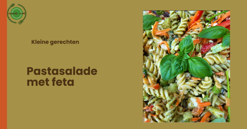 Pastasalade met feta