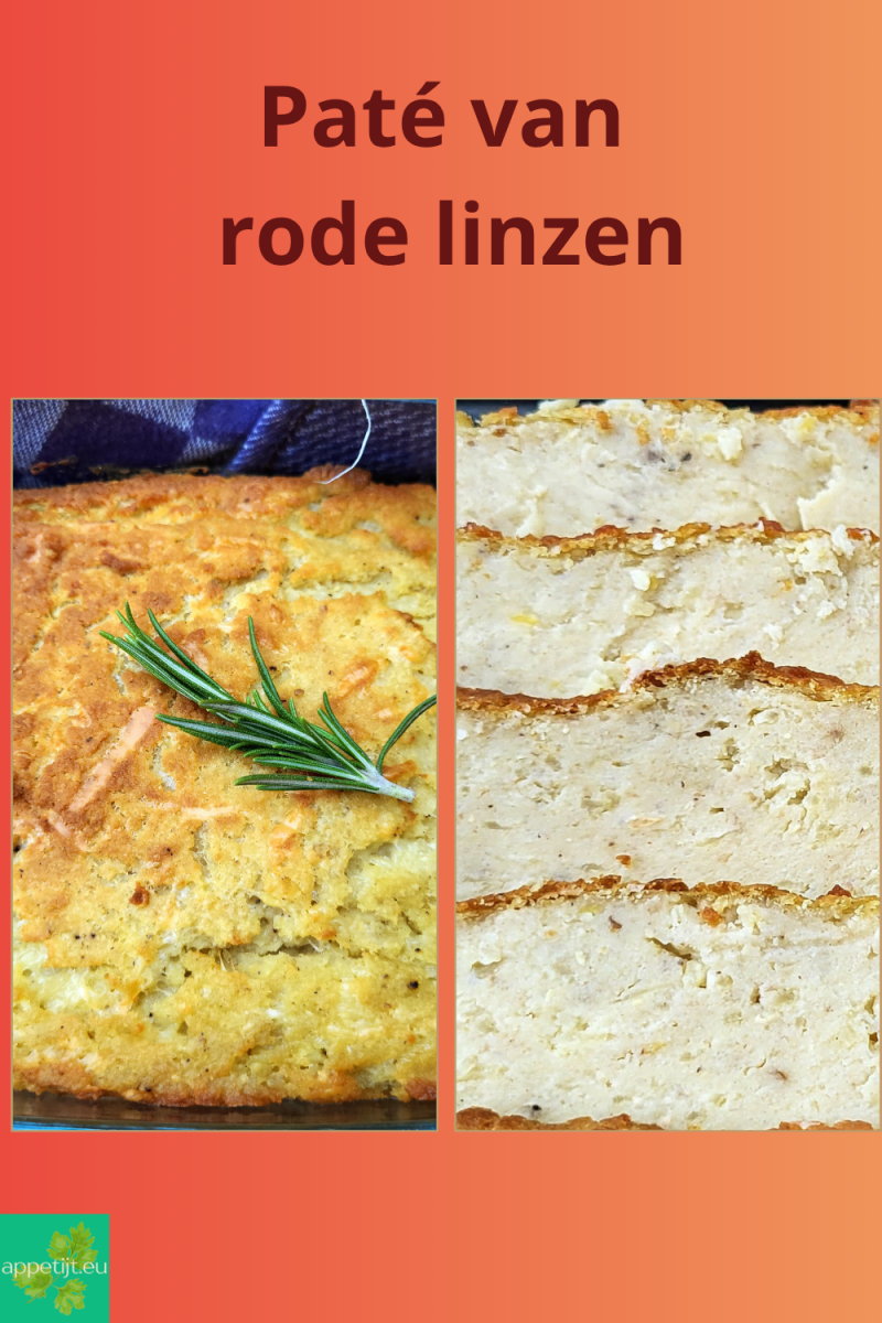 Paté van rode linzen