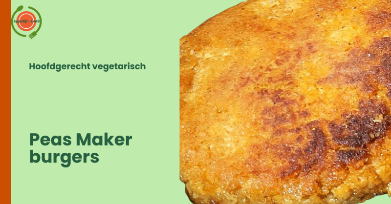 Peas Maker burgers