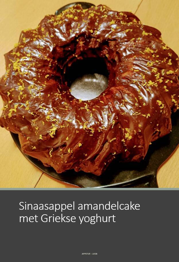 Sinaasappel amandelcake met Griekse yoghurt