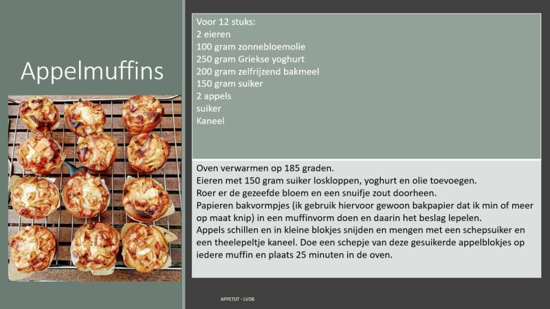 Recept appelmuffins