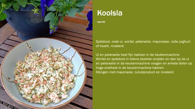 Recept koolsla