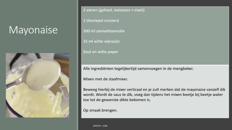 Recept mayonaise