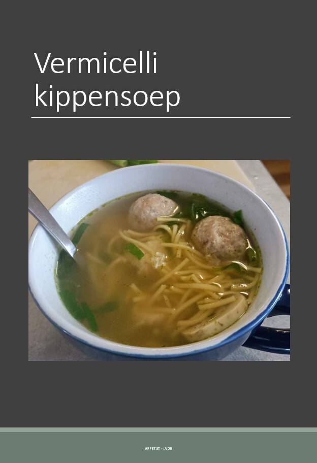 Vermicelli kippensoep
