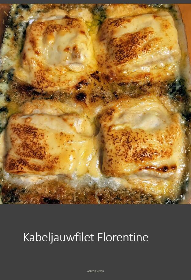 Kabeljauwfilet Florentine