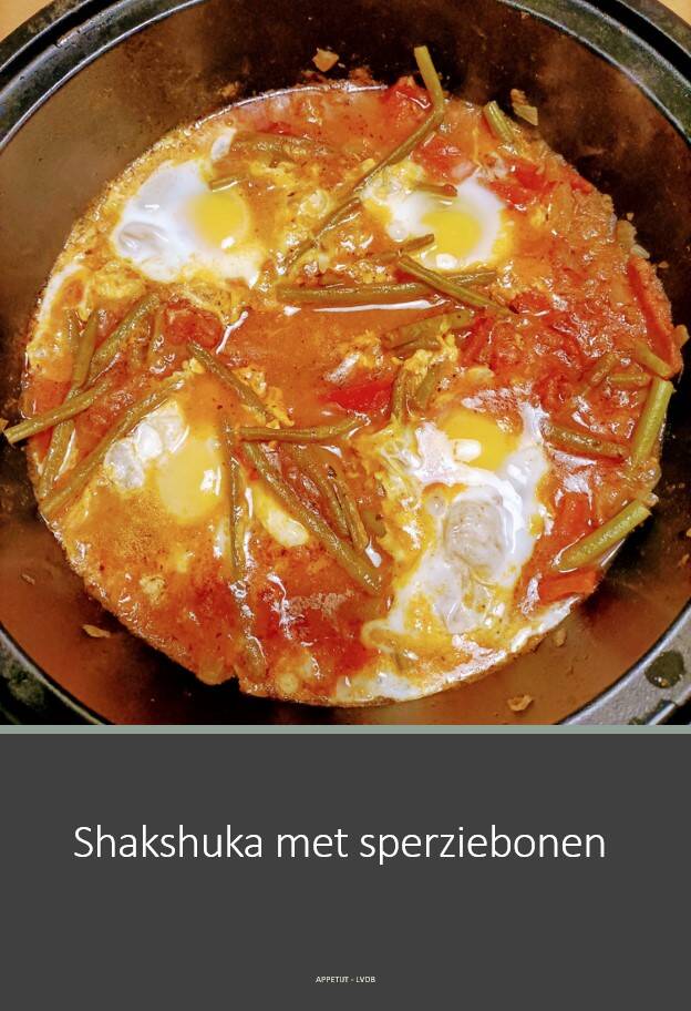 Shakshuka met sperziebonen