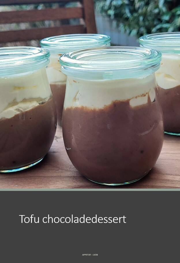 Tofu chocoladedessert