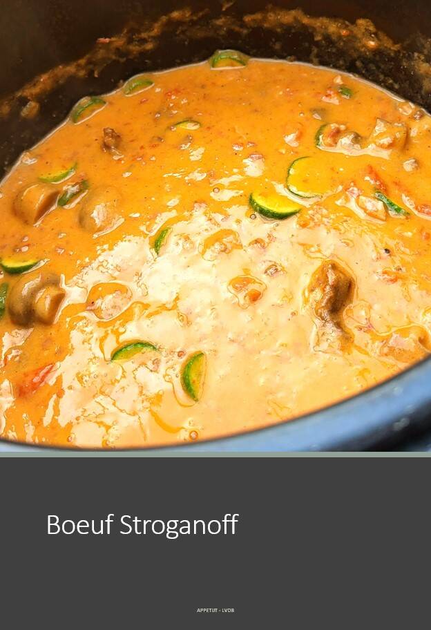 Boeuf Stroganoff