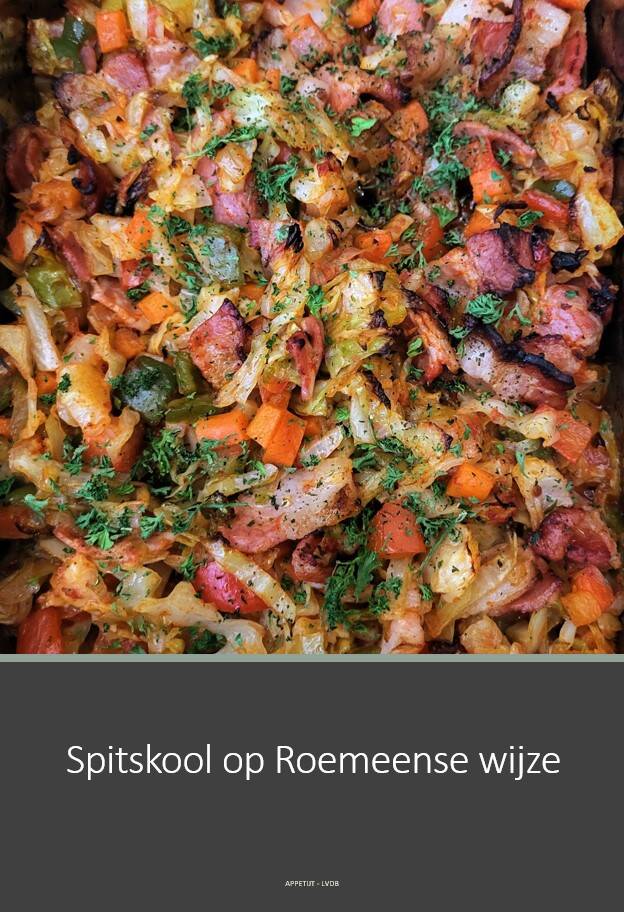 Spitskool op Roemeense wijze