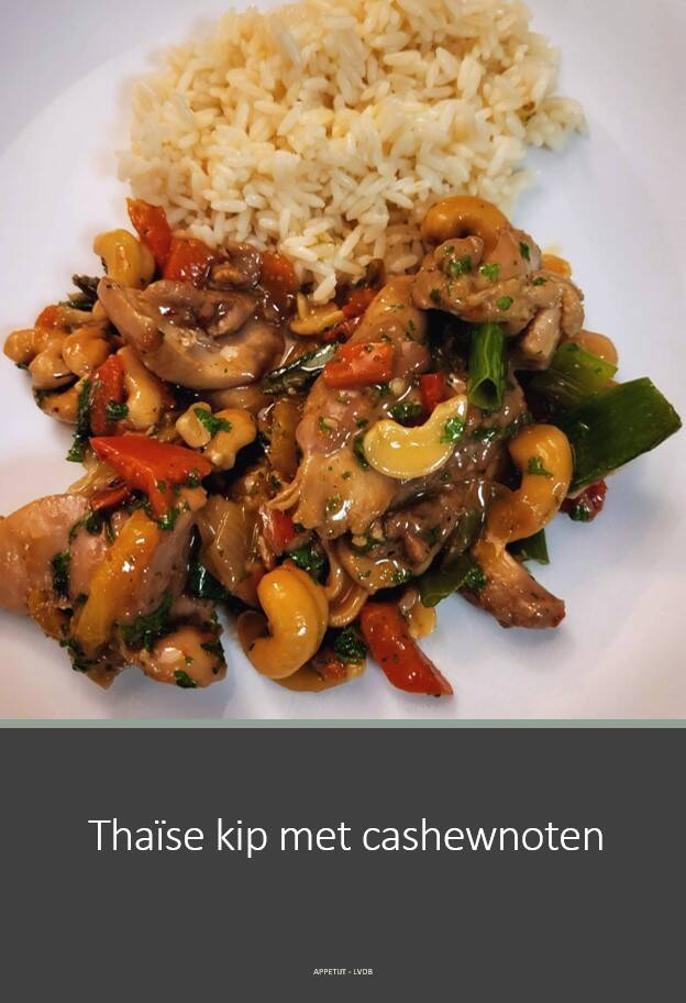 Thaïse kip met cashewnoten
