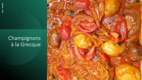 Champignona à la Grecque