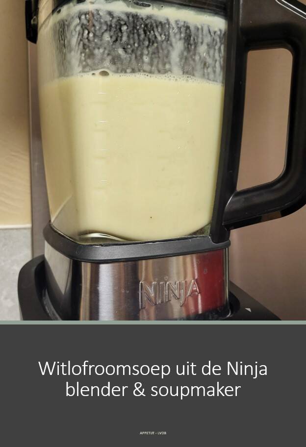 Witlofroomsoep uit de Ninja blender & soupmaker