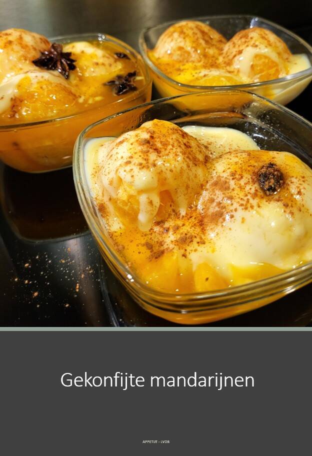 Gekonfijte mandarijnen