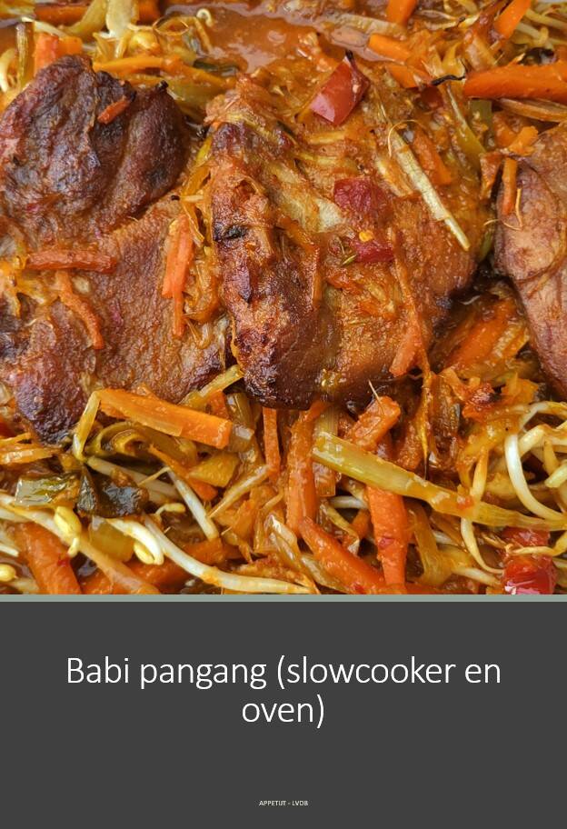 Babi pangang (slowcooker en oven)