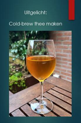 Uitgelicht: Cold-brew thee maken