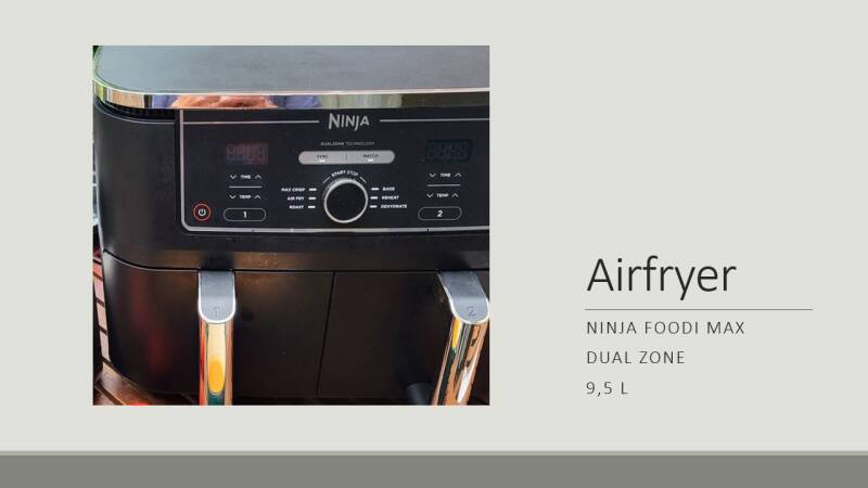 Airfryer Ninja Foodi Max Dual zone 9,5 L
