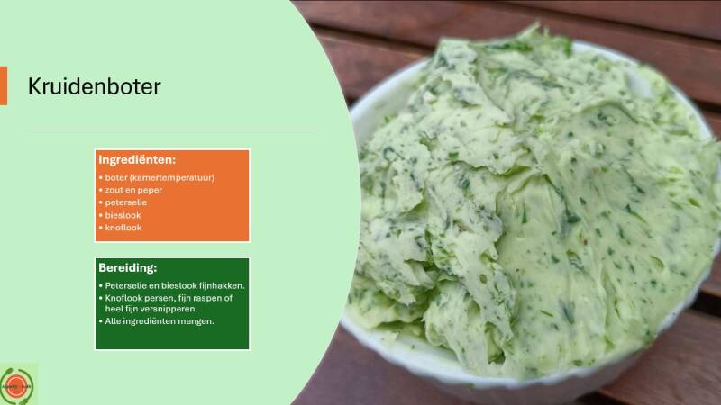 Kruidenboter, ingrediënten en bereiding