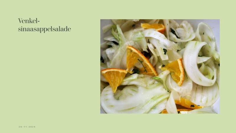 Venkel-sinaasappelsalade