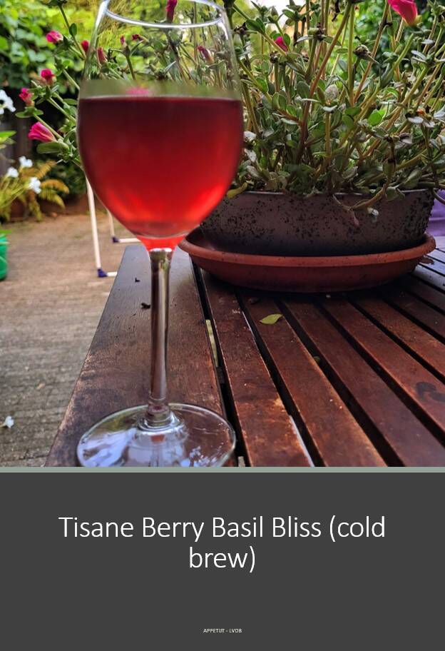 Tisane Berry Basil Bliss (cold brew)