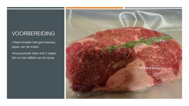 voorbereiding ribeye van de grill