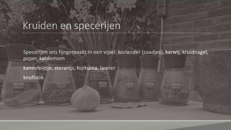 Kruiden en specerijen