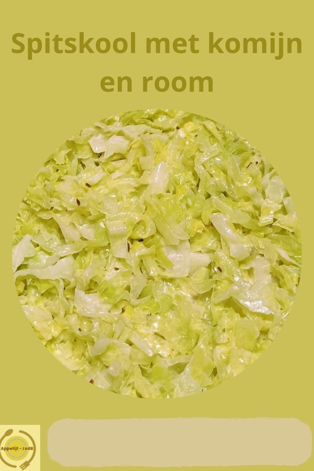 Spitskool met komijn en room