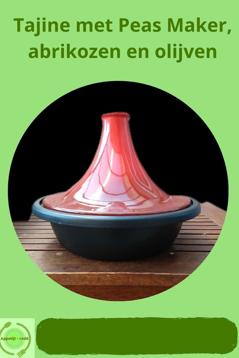 Tajine met Peas Maker, abrikozen en olijven