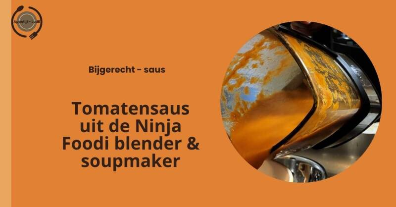 Tomatensaus uit de Ninja Foodi blender & soupmaker