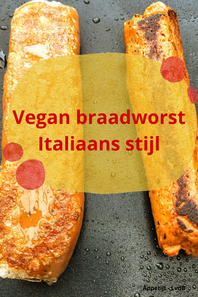 Vegan braadworst Italiaanse stijl