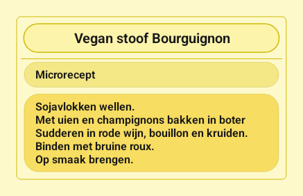 Microrecept Vegan stoog Bourguignon