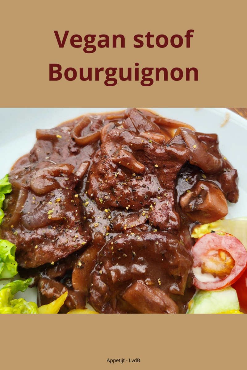 Vegan stoof Bourguignon