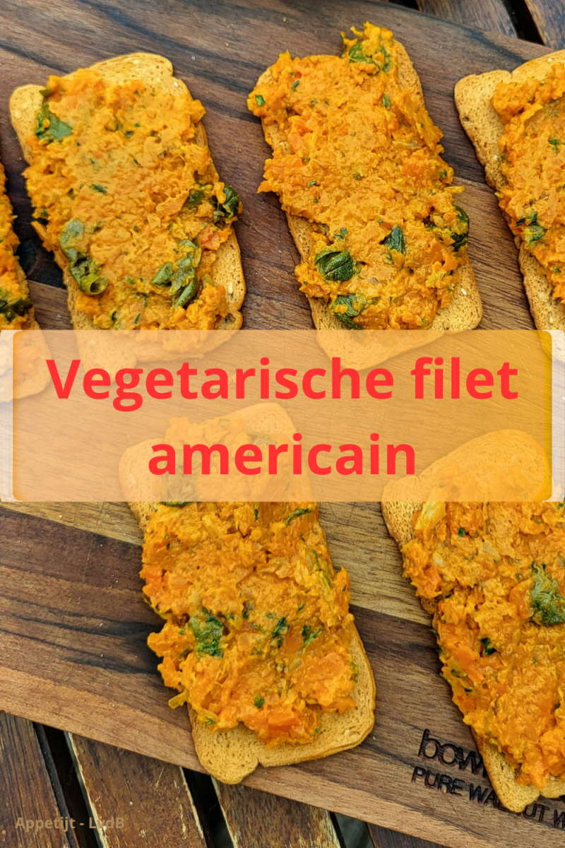 Vegetarische filet Americain