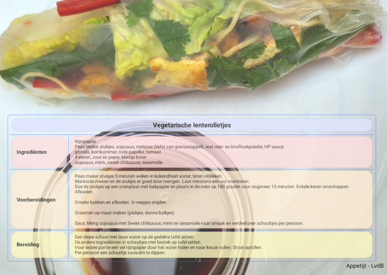 Lenterolletjes (vegetarisch)
