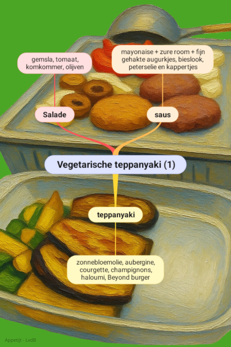 Vegetarische teppanyaki