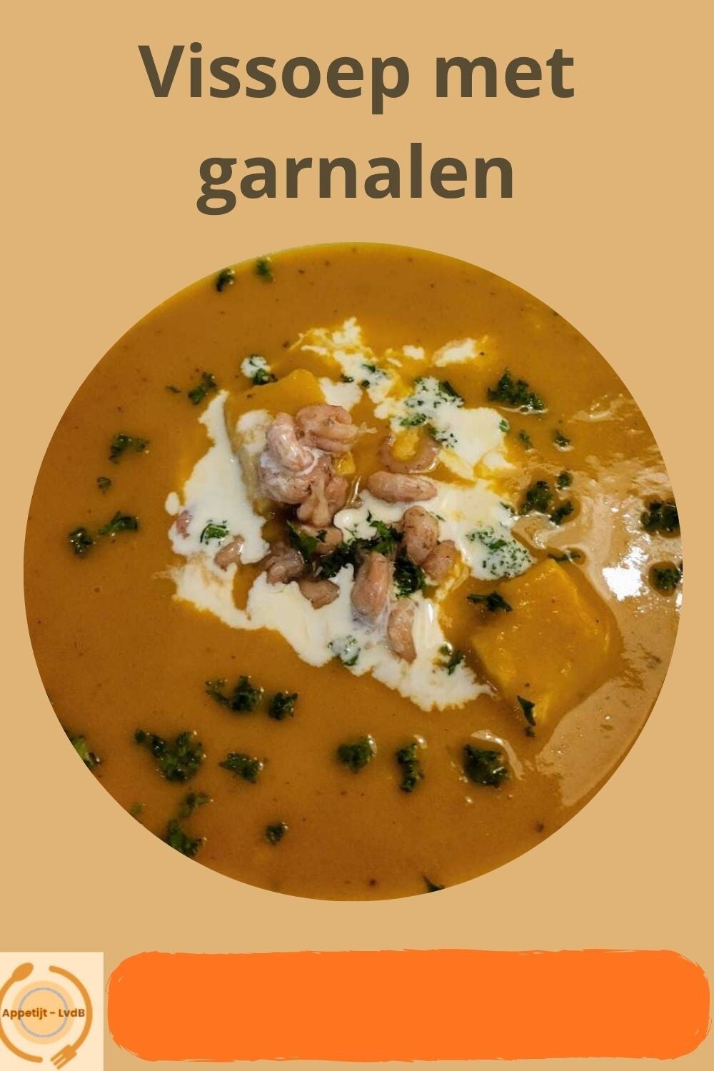 Vissoep met garnalen