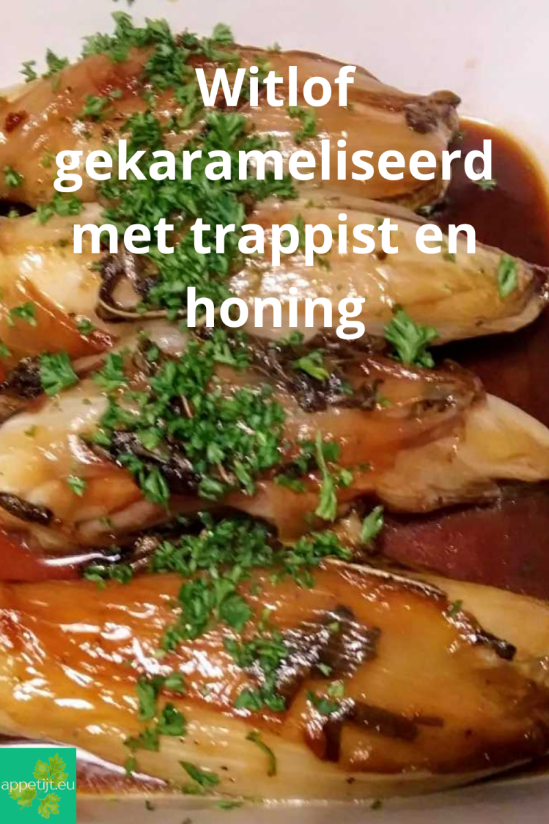 Witlof gekarameliseerd met trappist en honing