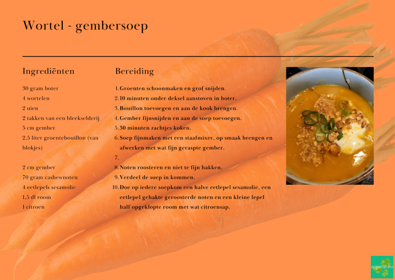 Wortel - gembersoep