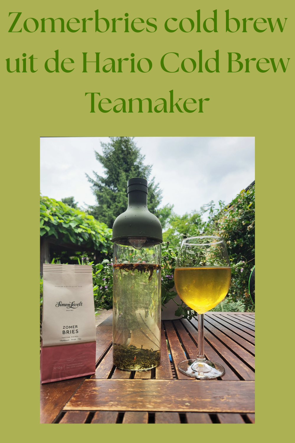 Zomerbries cold brew uit de Hario Cold Brew Teamaker