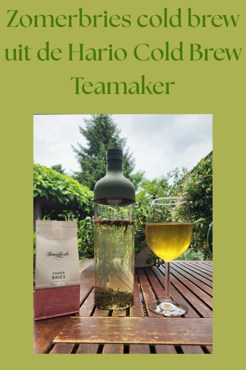 Zomerbries cold brew uit de Hario Cold Brew Teamaker