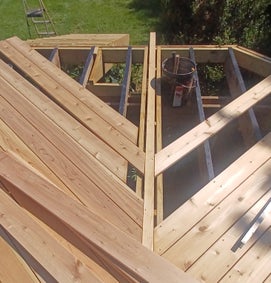 angled deck boards