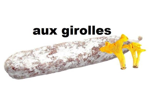 SAUCISSON AUX GIROLLES