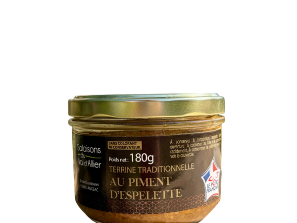 TERRINE AU PIMENT D ESPELETTE