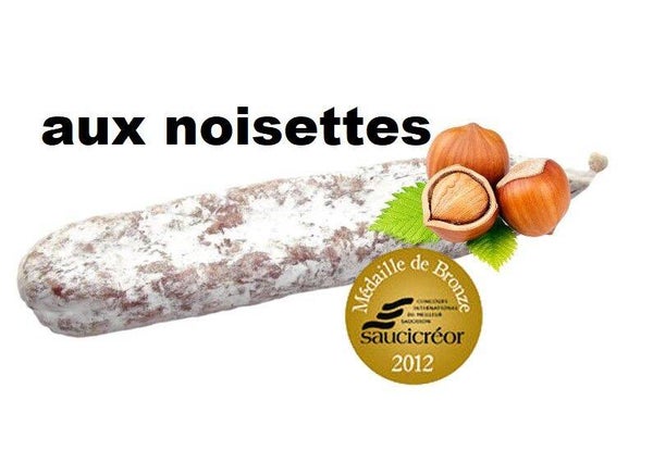 SAUCISSON AUX NOISETTES