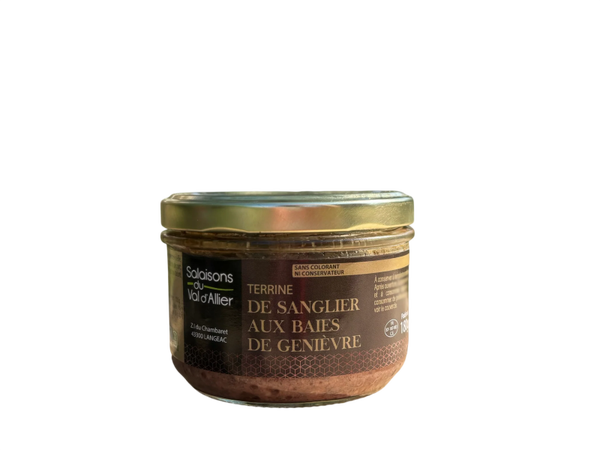 TERRINE DE SANGLIER AU GENIEVRE